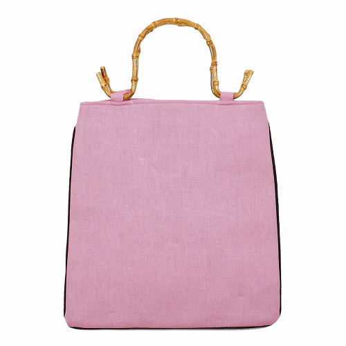 Tasche Leinen, Bambushenkel, Handtaschen, Asiatisch, 6597